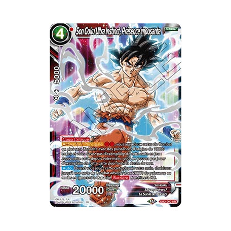 DB2-002 Son Goku Ultra Instinct, Présence imposante
