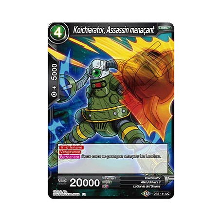 DB2-141 Koichiarator, Assassin menaçant