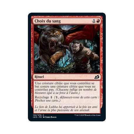 Choix du sang
