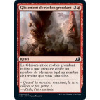 Glissement de roches grondant