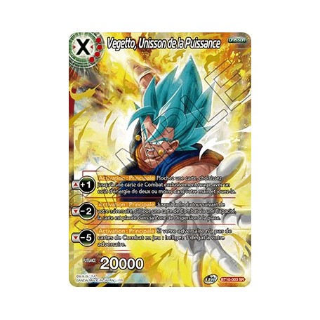 B10-003 Vegetto, Unisson de la Puissance