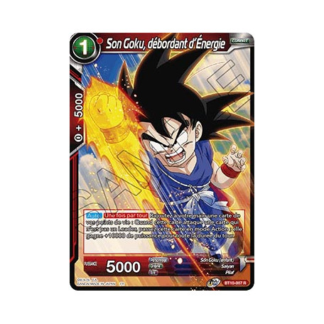 B10-007 Son Goku, débordant d'Énergie