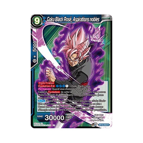 B10-050 Goku Black Rosé, Aspirations nobles