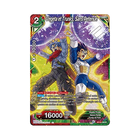 B10-144 Vegeta et Trunks, Sans Retenue
