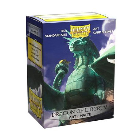 Protège-cartes Dragon Shield Art : Dragon of Liberty x100