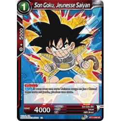 BT11-008 Son Goku, Jeunesse Saiyan