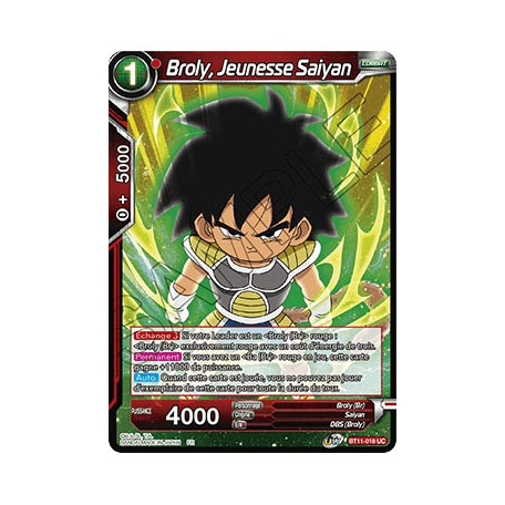 BT11-018 Broly, Jeunesse Saiyan