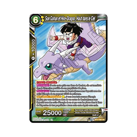 BT11-095 Son Gohan et Hire-Dragon, Haut dans le Ciel