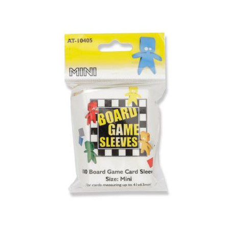 41mm x 63mm - Protèges cartes  X50 - Board Game Sleeves - Mini American Size