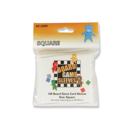 70mm x 70 mm - Protèges cartes  X100 Board Game Sleeves