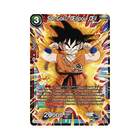 BT12-005 Son Goku, Œil pour Œil