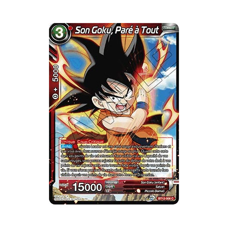 BT12-006 Son Goku, Paré à Tout