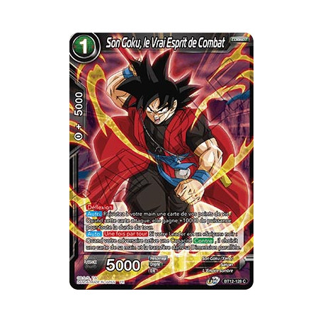 BT12-128 Son Goku, le Vrai Esprit de Combat