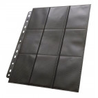 Ultimate Guard 18-Pocket Pages Side-Loading Noir x50