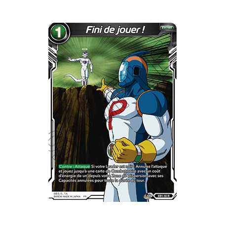EB1-55 Fini de jouer !