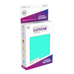 Ultimate Guard 60 pochettes Supreme UX Sleeves format japonais Turquoise Matte