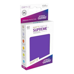 Ultimate Guard 60 pochettes Supreme UX Sleeves format japonais Violet Matte