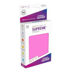 Ultimate Guard 60 pochettes Supreme UX Sleeves format japonais Rose Matte