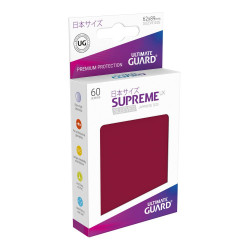 Ultimate Guard 60 pochettes Supreme UX Sleeves format japonais Bourgogne