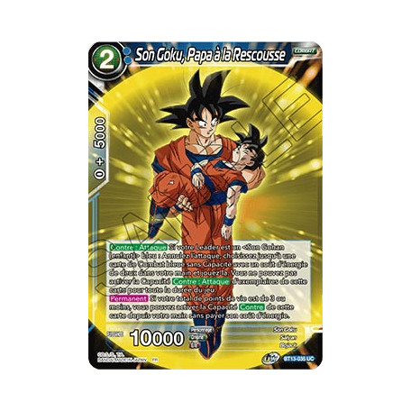 BT13-035 Son Goku, Papa à la Rescousse