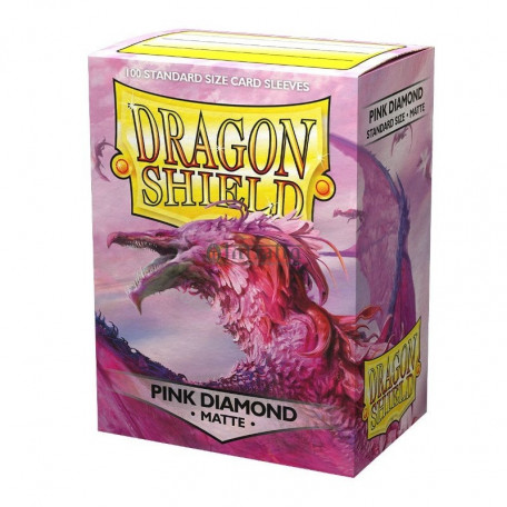 Protèges cartes - Deck Box x100 - Pink Diamond Matte
