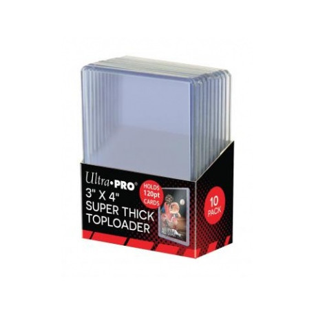 3" X 4" Super Thick 120PT Toploader X10