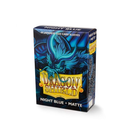 Dragon Shield 60 pochettes - Sleeves format japonais - Night Blue