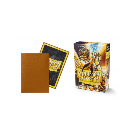 Dragon Shield 60 pochettes - Sleeves format japonais - Gold Matte