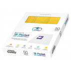 Ultimate Guard 18-Pocket Pages Side-Loading Jaune x50