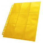 Ultimate Guard 18-Pocket Pages Side-Loading Jaune x50