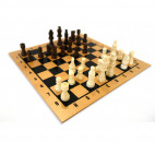 Echecs - Pièces en bois