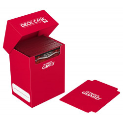 Ultimate Guard boîte pour cartes Deck Case 80+ taille standard Rouge