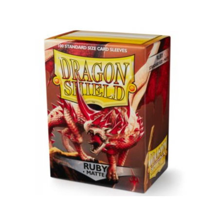 Protèges cartes - Deck Box x100 - Ruby Matte