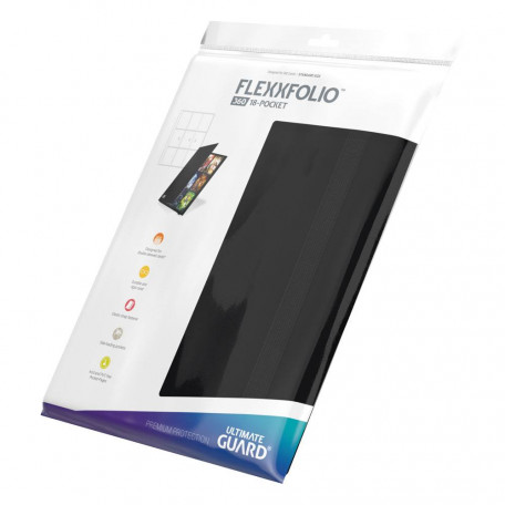 Ultimate Guard  Flexxfolio 360 - 18-Pocket - Portfolio Noir