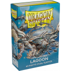 Dragon Shield 60 pochettes - Sleeves format japonais - Dual Mat "Lagoon"