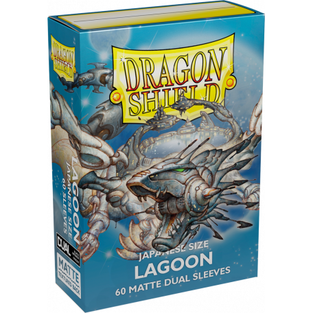 Dragon Shield 60 pochettes - Sleeves format japonais - Dual Mat "Lagoon"