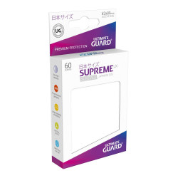Ultimate Guard 60 pochettes Supreme UX Sleeves format japonais Blanc