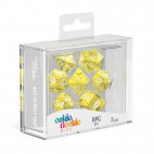 Oakie Doakie Dice dés RPG-Set Translucent - Jaune (7)