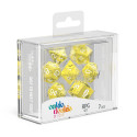Oakie Doakie Dice dés RPG-Set Translucent - Jaune (7)