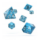 Oakie Doakie Dice dés RPG-Set Speckled - Bleu Clair  (7)