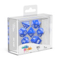 Oakie Doakie Dice dés RPG-Set Solid - Bleu (7)