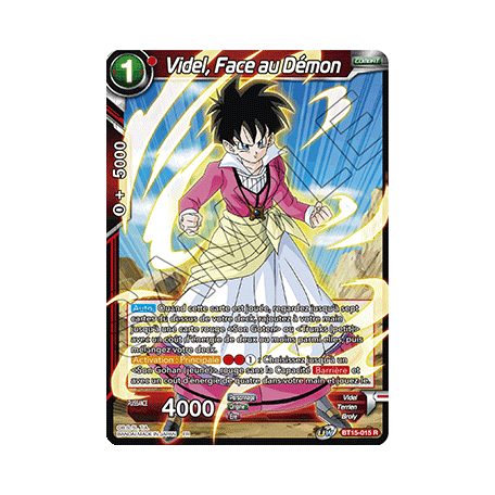 BT15-015 Videl, Face au Démon