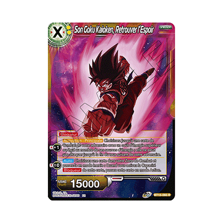 BT15-093 Son Goku Kaioken, Retrouver l'Espoir