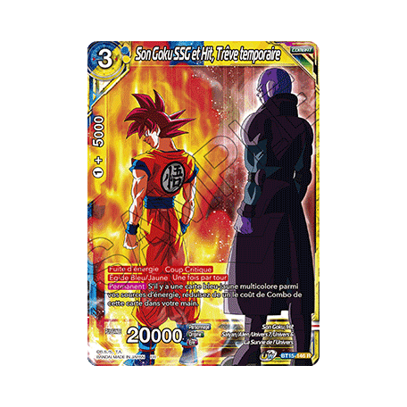 BT15-146 Son Goku SSG et Hit, Trève temporaire