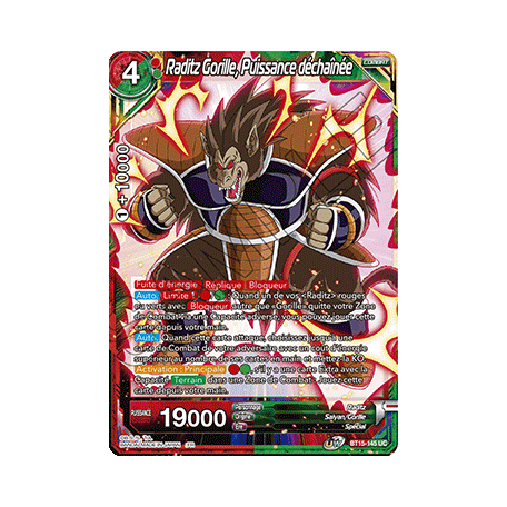 BT15-145 Raditz Gorille, Puissance déchaînée