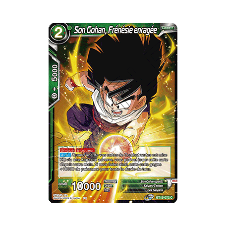 BT15-072 Son Gohan, Frénésie enragée