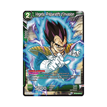 BT15-074 Vegeta, Préparatifs d'Invasion