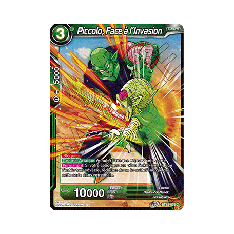 BT15-076 Piccolo, Face à l'Invasion