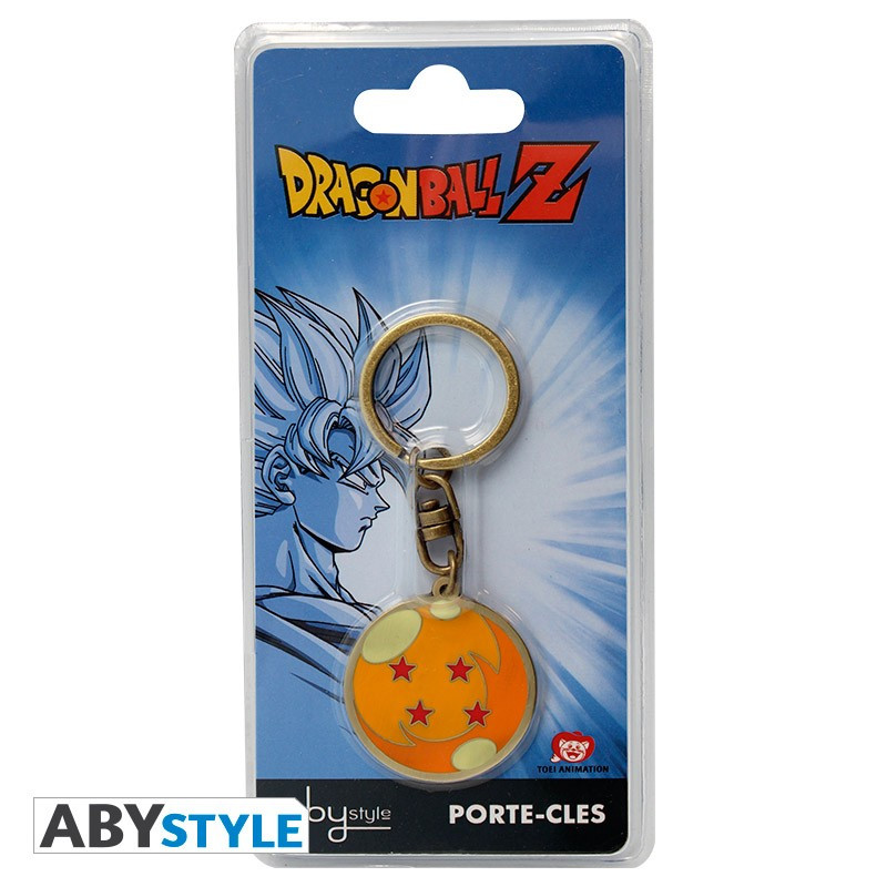 Ornement de Boule de Dragon Sept étoiles Porte-clés Dragon Ball 2,7 CM Anime Goku 7 Boules étoiles Porte-clés Pendentif Porte-clés Porte-clés en Cristal 