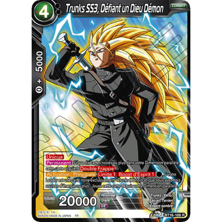 BT16-108 Trunks SS3, Défiant un Dieu Démon